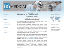 Tablet Screenshot of bgmedicaldevice.com